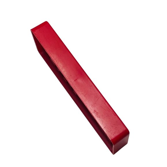 Vintage 1978 L.T.T.C. Candy Cane Cookie Cutter Mold Plastic Red - Picture 4 of 6